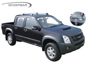 Isuzu D-Max roof racks Yakima, Whispbar